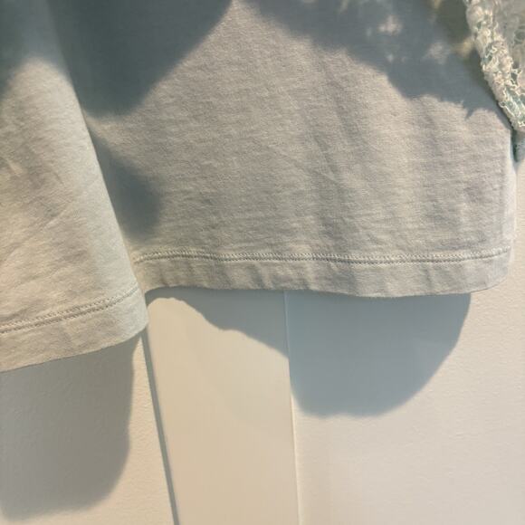 Sheer Lace Top w/ Cami Petite XXSP Seafoam Green Cottage Coquette 2 Piece Set - Picture 8 of 16